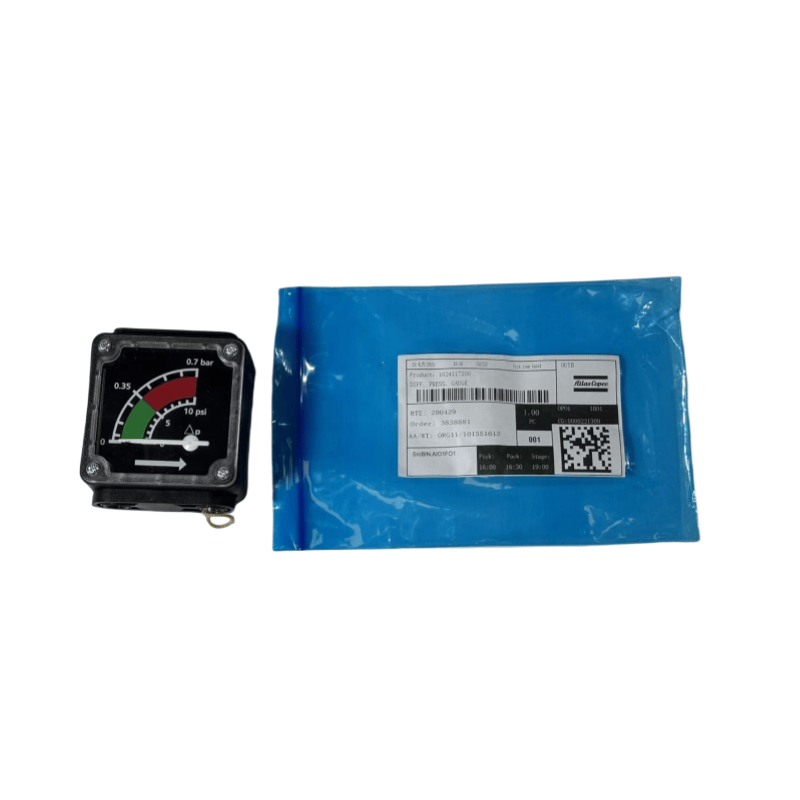 1624117200 Atlas Copco Original Diff. Trykkmåler for oljeinjisert skruekompressor