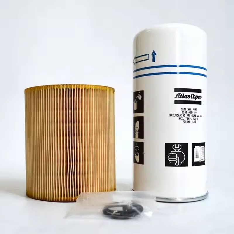 2901200610 Atlas Copco Kit Filters Separator for olje Injisert skruekompressor Original