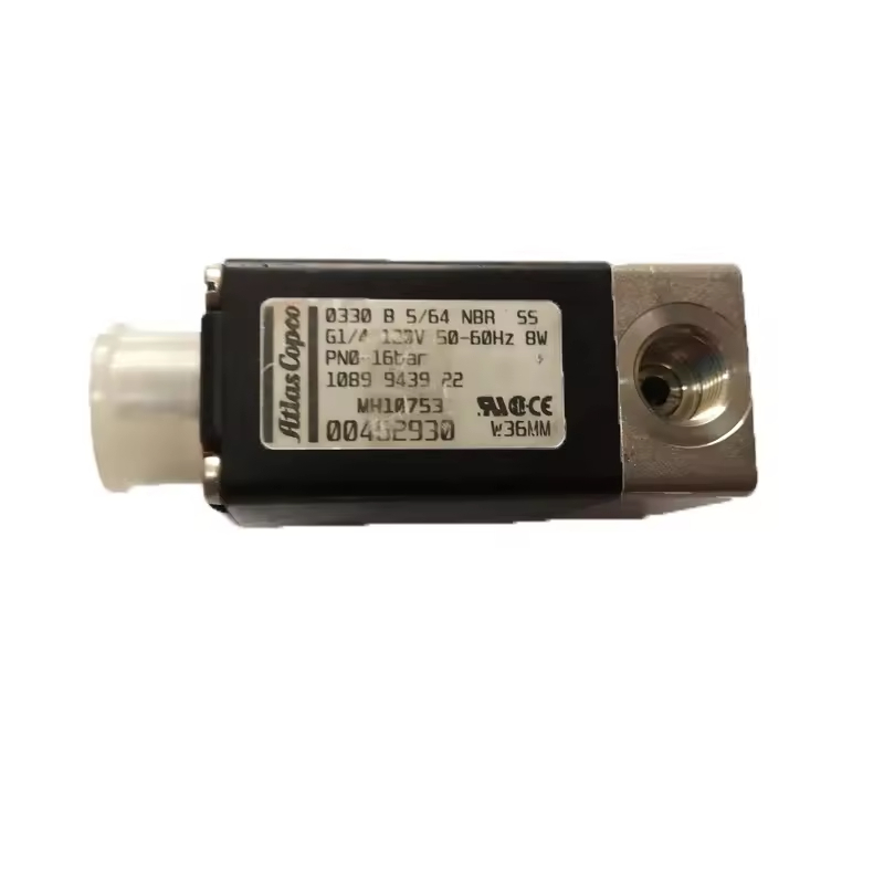 Reservedeler oljefri luftkompressor magnetventil for atlas Copco 1089943922