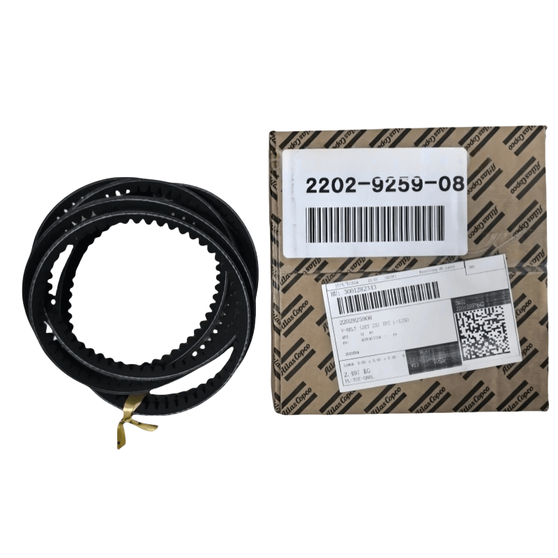 2202925908 Atlas Copco V-Belt (sett 2x) XPZ L = 1250 AC for olje Injisert skruekompressor Original