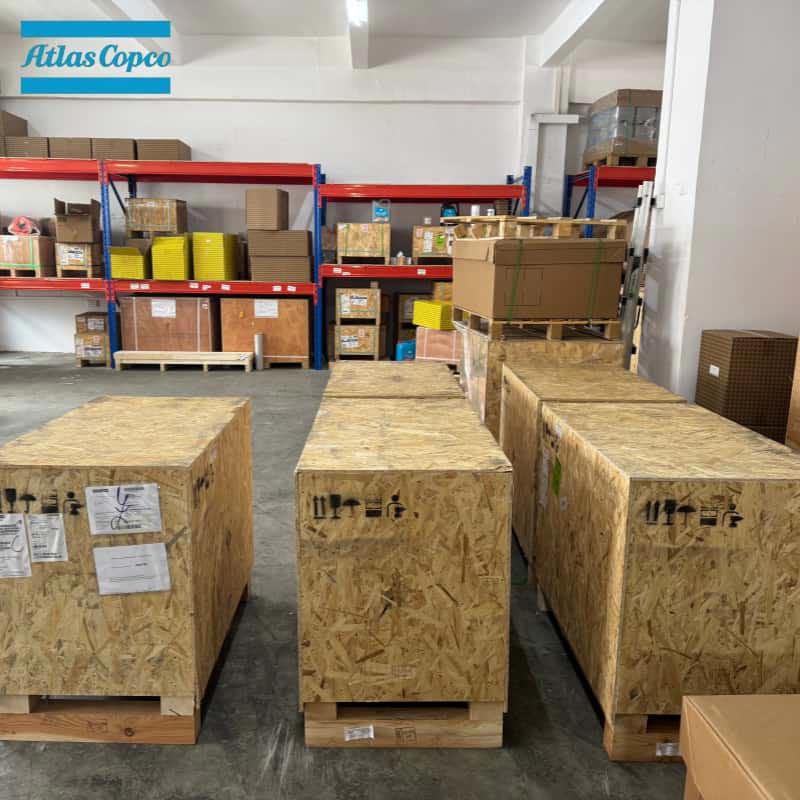 Atlas Copco 1616757591 2902022210 Ekte luftende skrueelement GA GX-serien kompressorhode
