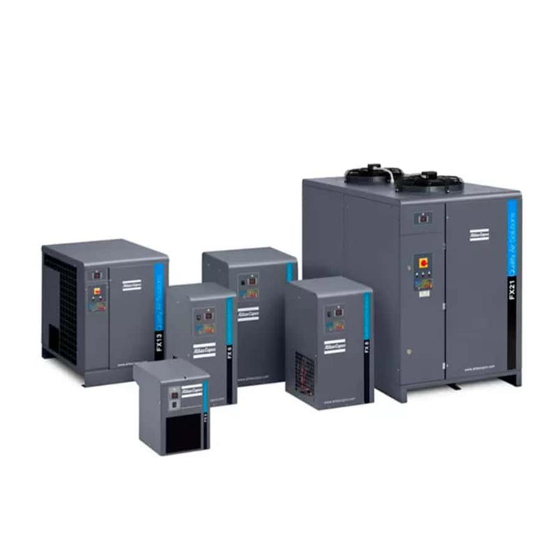 Atlas Copco F285 kjølelufttørker 17,1 M3 per min. Ekte industriell trykklufttørker 16Bar