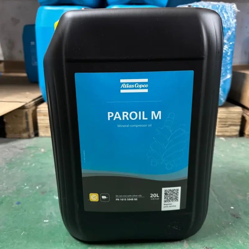 Atlas Copco Oil 1615594800 Paroil M mineralsmøremiddel for bærbare kompressorer ekte