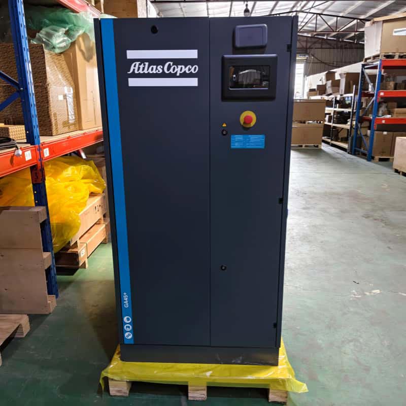 Atlas Copco stasjonære roterende skrueluftkompressorer GA45+ Smurt vekselstrøm 380V/ 400V 45KW