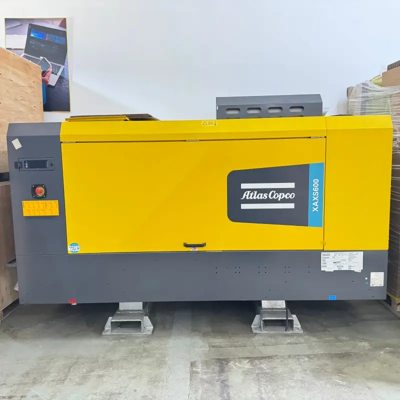 Atlas Copco XAXS600 Bærbar Diesel Skrue Luftkompressor Gruveboring Ekte